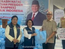 Paket Natal Prabowo Tiba di Langowan, Tanah Leluhur Ibunda