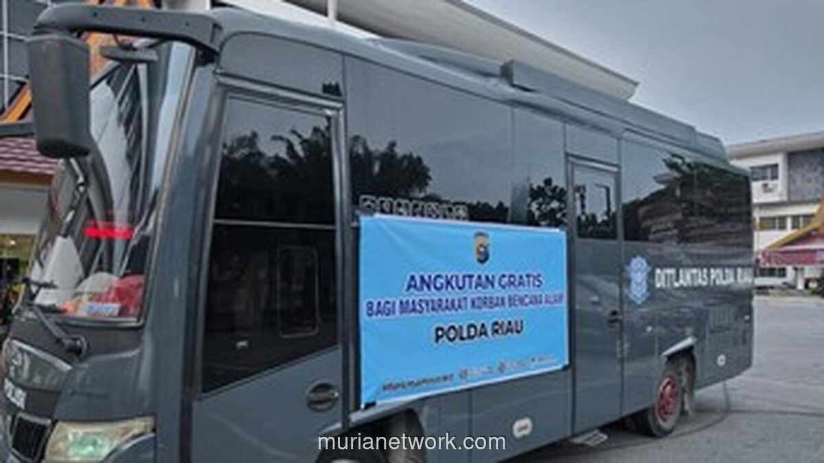 Polda Riau Sediakan Bus Gratis untuk Korban Bencana Agam