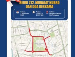 Sepuluh Ruas Jalan di Sekitar Monas Dialihkan Sore Ini untuk Reuni 212