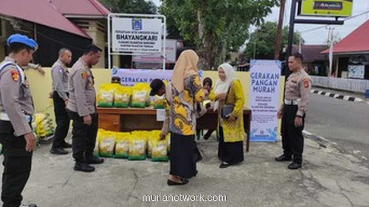 Polres Kuansing Gencar Salurkan Beras Murah, 122 Ton Sudah Tersalur