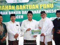 PBNU Salurkan Rp1 Miliar dan Ribuan Paket Sembako untuk Korban Bencana Aceh