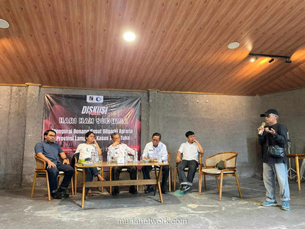 Diskusi Publik Soroti Konflik Agraria dan Perlawanan Warga Anak Tuha