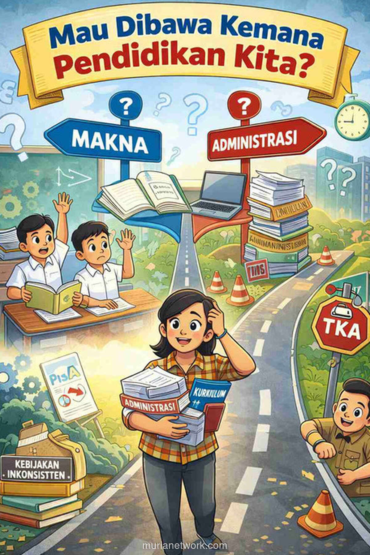 Rapor Merah TKA 2025: Saat Ruang Kelas Kehilangan Roh Mendidik