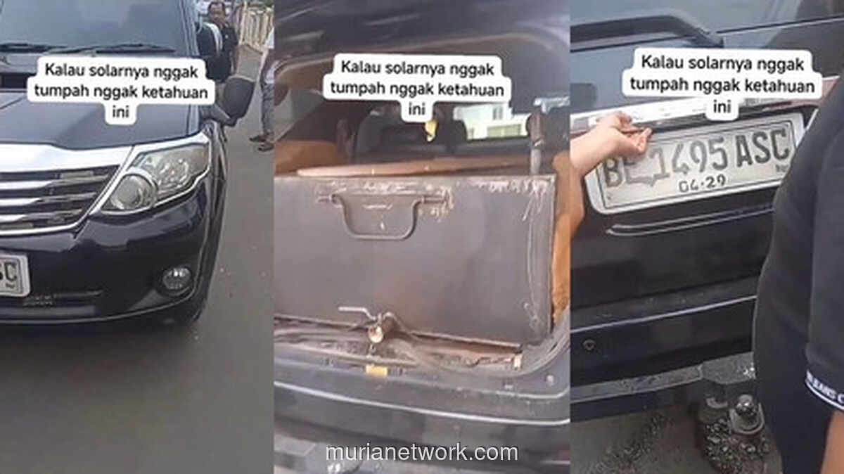 Fortuner Modifikasi Jadi Gudang Solar Ilegal, Bocor dan Bikin Warga Jatuh