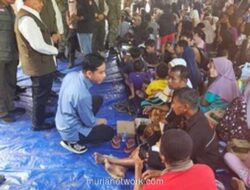 Gibran Tinjau Posko Banjir Bandang di Agam, Pastikan Bantuan Tak Sekedar Janji