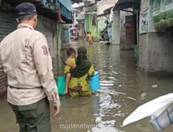 Banjir Rob Kembali Rendam Jakarta Utara dan Kepulauan Seribu
