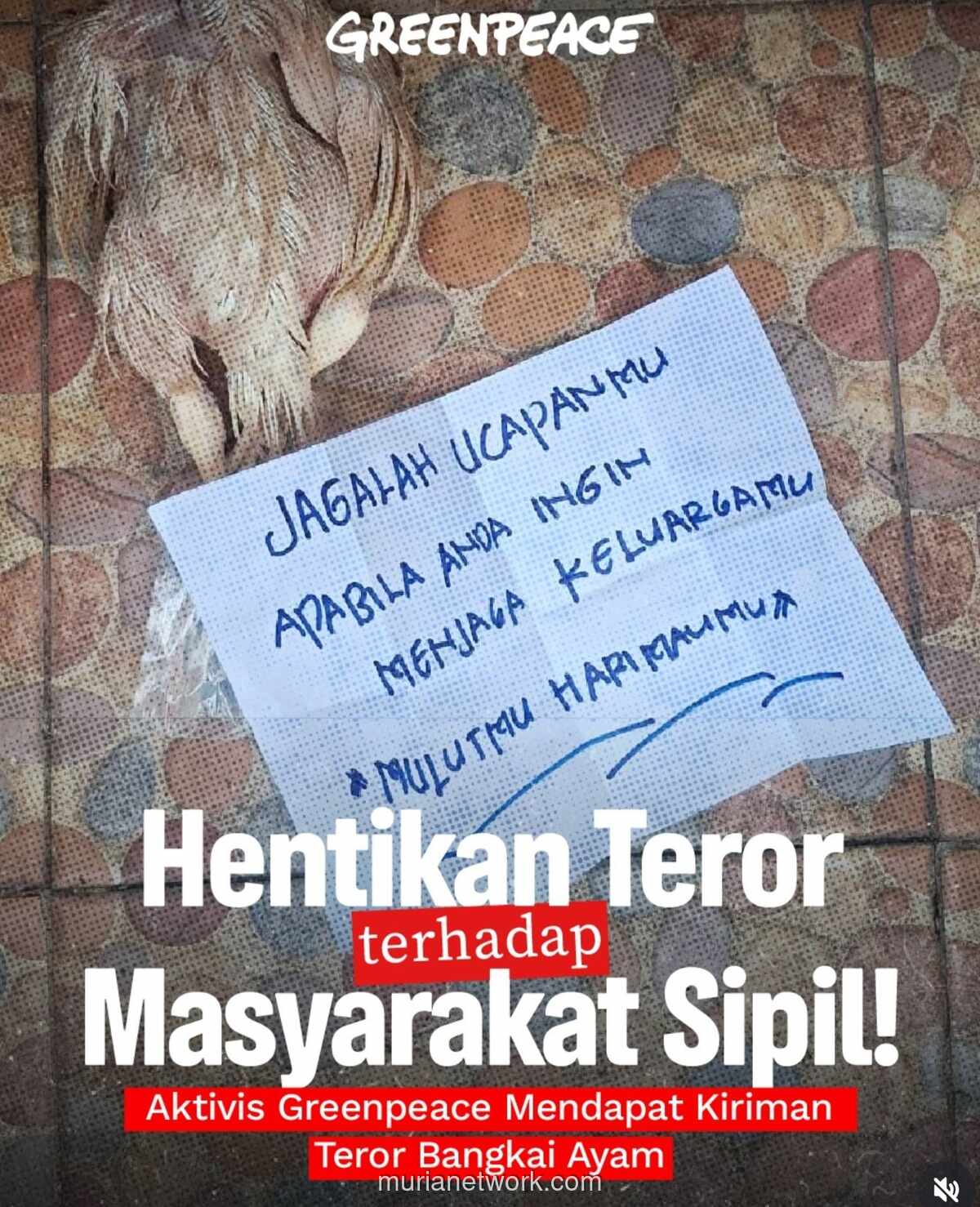 Bangkai Ayam dan Ancaman Maut untuk Aktivis Lingkungan