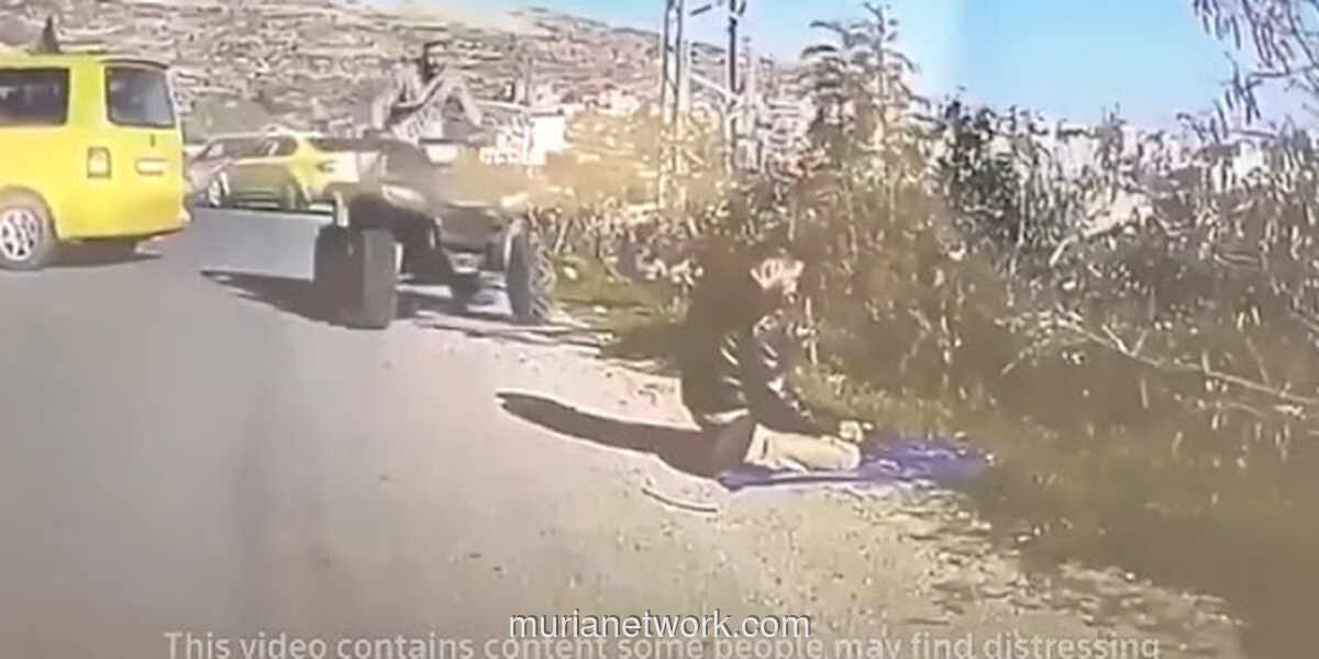 Tentara Cadangan Israel Dicopot Usai Sengaja Tabrak Warga Palestina yang Sedang Shalat