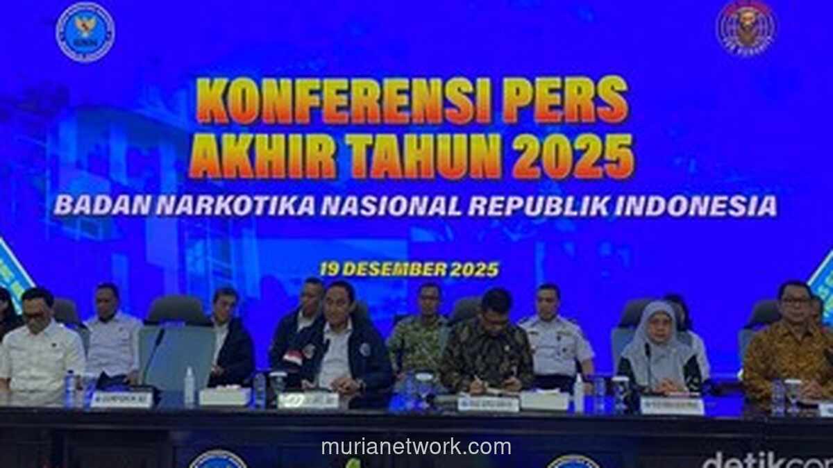 BNN Ungkap 746 Kasus dan Sita Lebih dari 4 Ton Sabu Sepanjang 2025