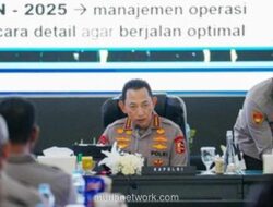 Kapolri Galang Operasi Lilin 2025: Sosialisasi hingga Rekayasa Lalu Lintas untuk Tekan Kecelakaan