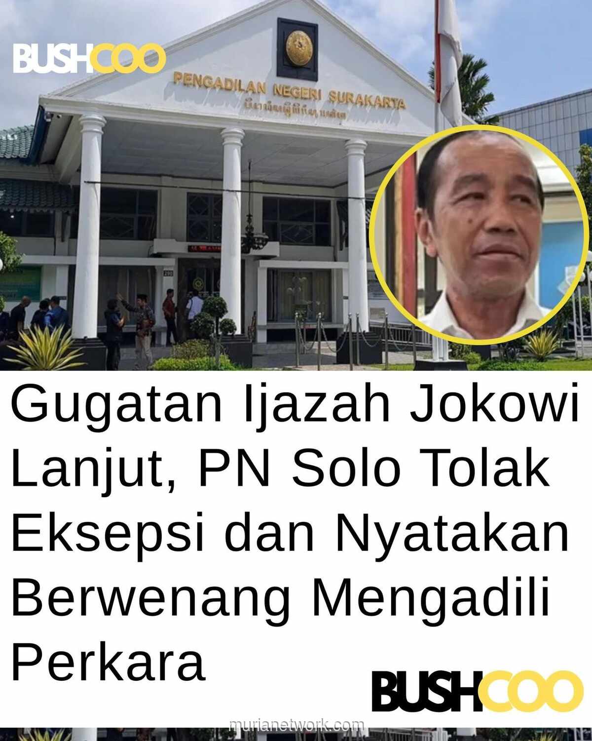 PN Solo Beri Lampu Hijau, Gugatan Ijazah Jokowi Lanjut ke Tahap Pembuktian