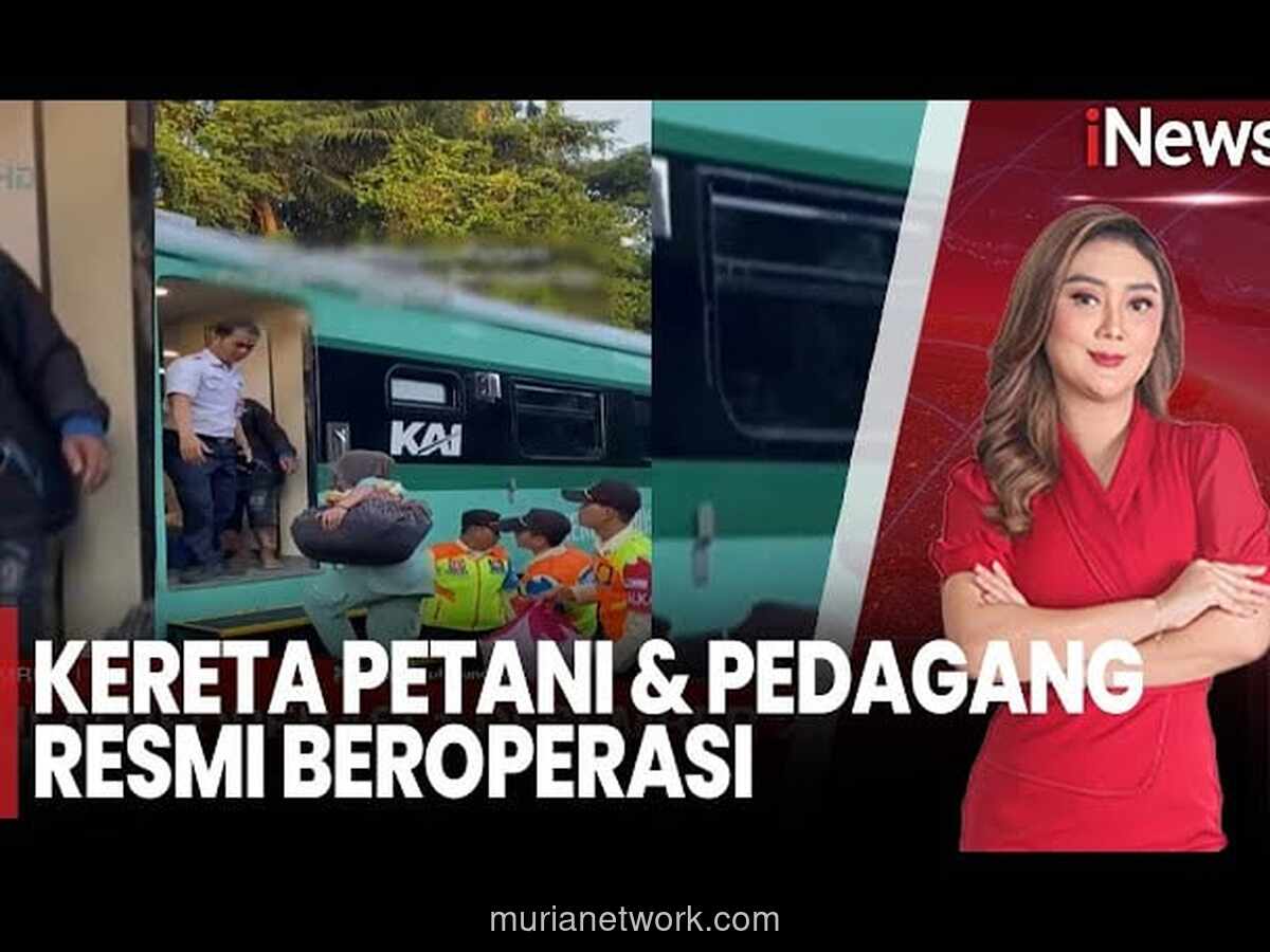 Kereta Tani Resmi Beroperasi, Bantu Distribusi Hasil Bumi di Jalur Merak-Rangkasbitung