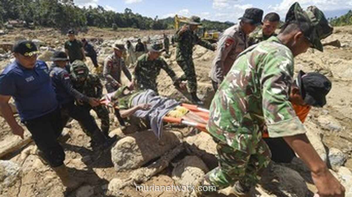 Korban Banjir dan Longsor Sumatera Tembus 631 Jiwa, Ratusan Masih Hilang