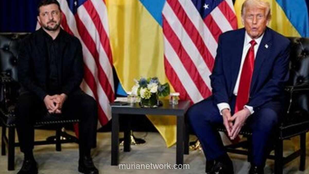 Zelensky dan Trump Bahas Jalan Damai di Mar-a-Lago