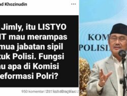 Reformasi Polri Mandek, Jimly Diam Sementara Sigit Reger Jabatan Sipil