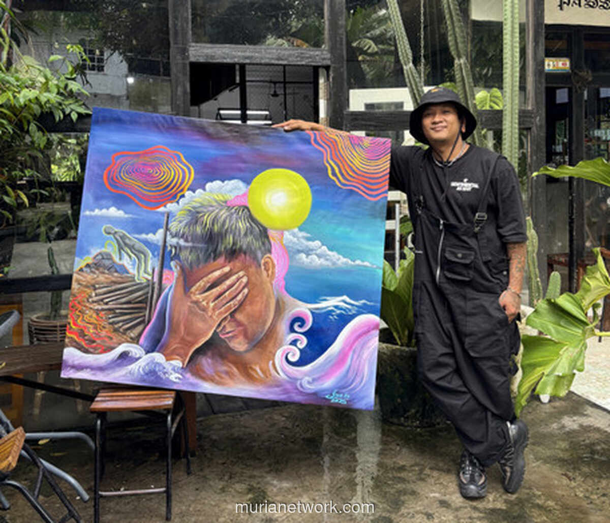 Lukisan Insomnia, Solidaritas Seniman Landak untuk Korban Banjir Aceh