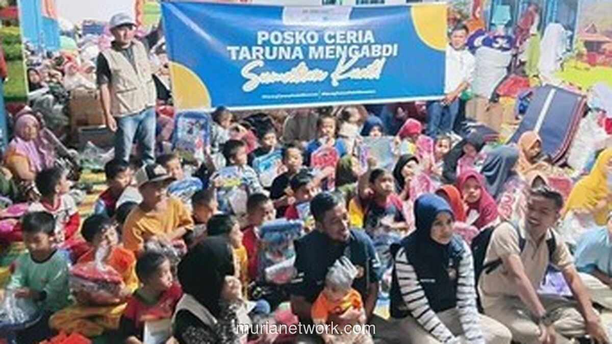 Tawa Kembali Menggema di Desa Pengkolan Berkat Posko Ceria Karang Taruna