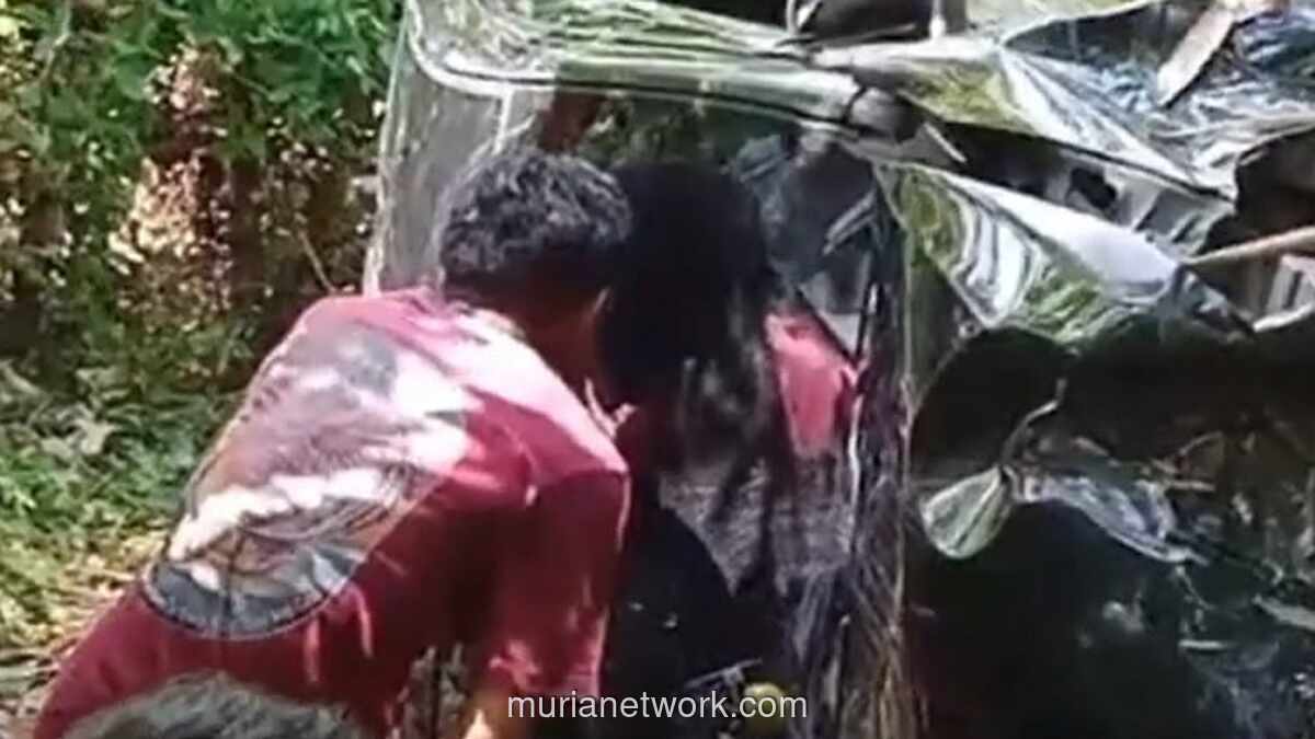 Avanza Terjun Bebas di Jalur Maut Apak Broto, Seluruh Penumpang Selamat