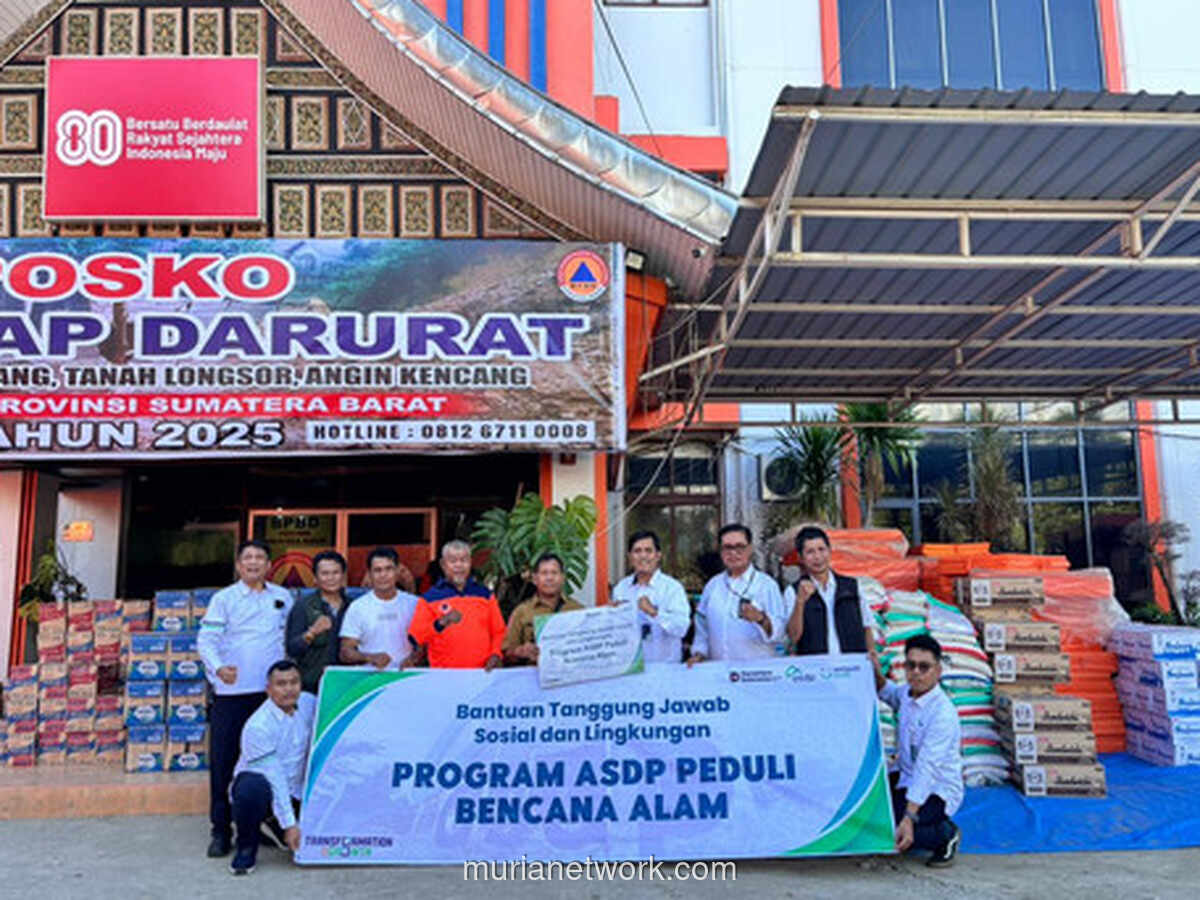 ASDP Gerak Cepat, Salurkan Bantuan Rp185 Juta untuk Korban Banjir-Longsor Sumatera