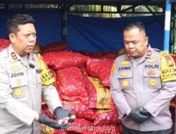 19,5 Ton Bawang Ilegal Digagalkan Polairud di Perairan Pelalawan