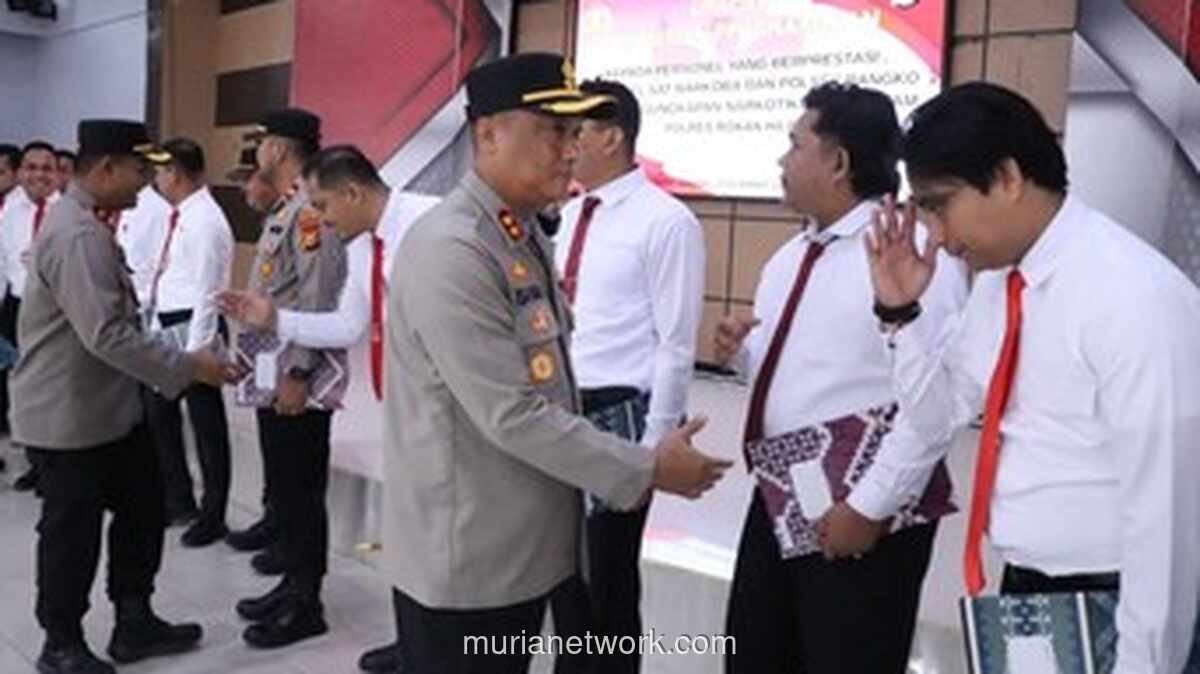 Polres Rohil Beri Penghargaan untuk Pengungkapan Sabu Terbesar Riau 2025