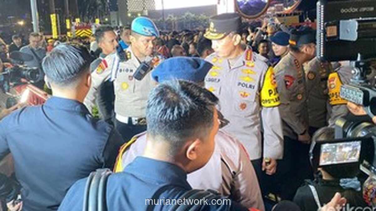 Kapolri Turun Langsung, Tinjau Persiapan Puncak Perayaan Tahun Baru di Bundaran HI