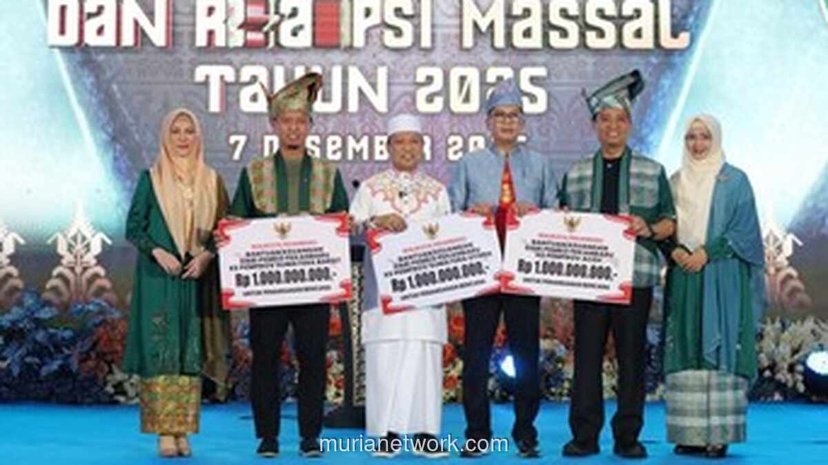 Di Balik Kemeriahan Nikah Massal, Wali Kota Pekanbaru Salurkan Rp 3 Miliar untuk Korban Bencana