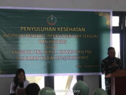 Kodim Yahukimo Bekali Prajurit dan Keluarga dengan Tameng Pengetahuan HIV/AIDS