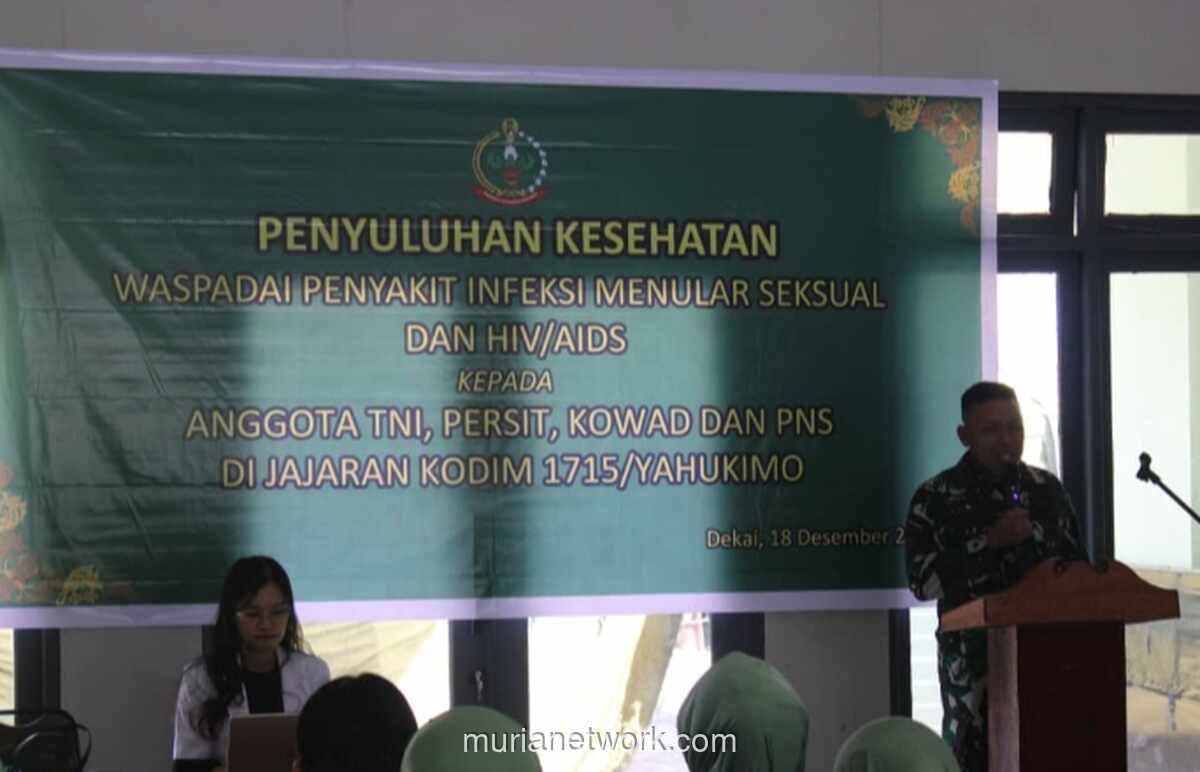 Kodim Yahukimo Bekali Prajurit dan Keluarga dengan Tameng Pengetahuan HIV/AIDS