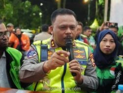 Kakorlantas Ngopi Bareng Ojol di Surabaya, Jalin Silaturahmi untuk Kamtibmas