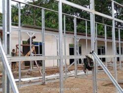 Hujan Tak Halangi, 117 Huntara untuk Korban Banjir Agam Segera Rampung