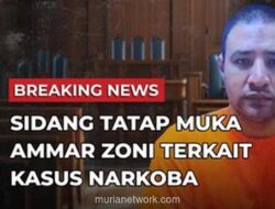 Ammar Zoni Akhirnya Hadir Langsung di Sidang Narkoba