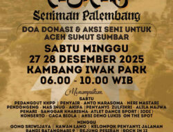 Konser Amal Dua Hari di Kambang Iwak Park, Palembang Galang Bantuan untuk Korban Bencana