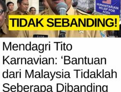Tito Tegaskan Bantuan Malaysia Tak Sebanding dengan Tanggung Jawab Negara