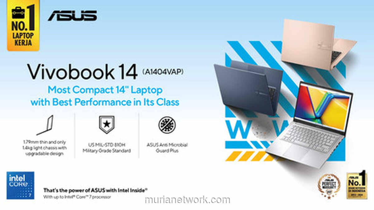 ASUS Vivobook 14: Ringan Dibawa, Tangguh Bekerja