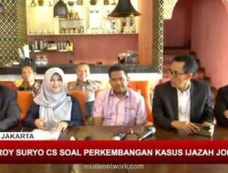 Roy Suryo dan Dua Tersangka Lakuin Ini untuk Hadapi Kasus Fitnah Ijazah