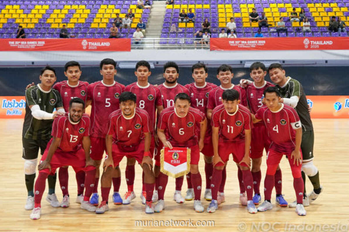 Gelar Juara SEA Games 2025 Milik Futsal Indonesia Usai Hajar Thailand 6-1