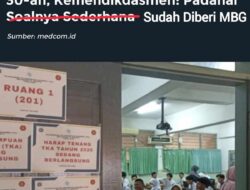 Makan Bergizi Gratis Tersedia, Nilai Matematika Siswa Malah Nyangkut di Angka 30-an
