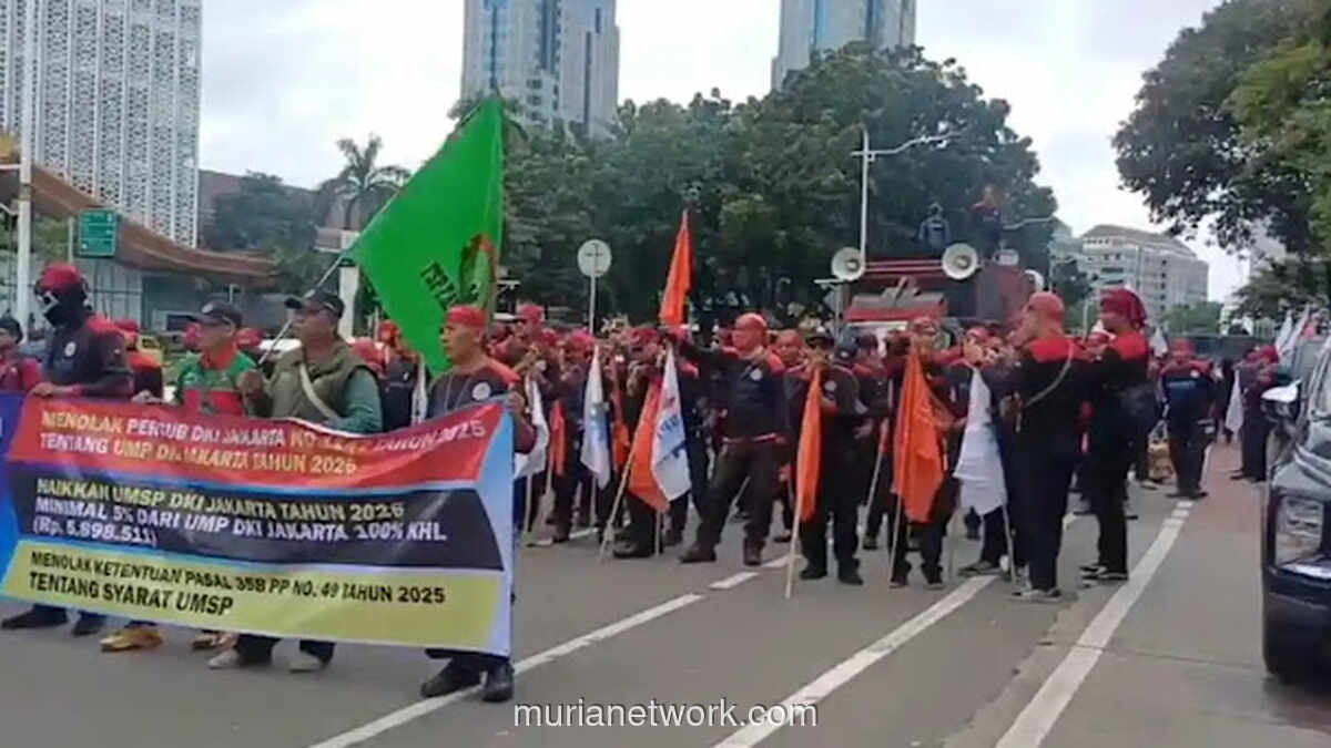 Buruh Jakarta Kirim Sinyal Halus: Demo Kecil Hari Ini, Ancaman Besar Esok
