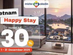 Diskon 30% Penginapan Vietnam, Mister Aladin Buka Promo hingga Akhir 2025