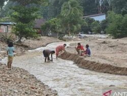 Sungai Aek Godang Berubah Jadi Daratan, Warga Sibolga Waspada Banjir Susulan