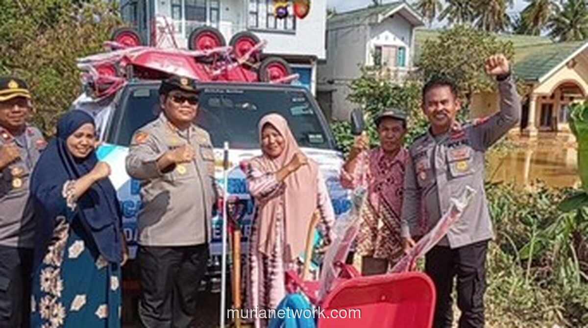 Bantuan Baintelkam Polri Tiba, Warga Korban Bencana di Sumbar Mulai Terbantu
