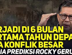 Rocky Gerung Ramalkan 2026: Baku Tembak Elit dan Piring Kosong Rakyat