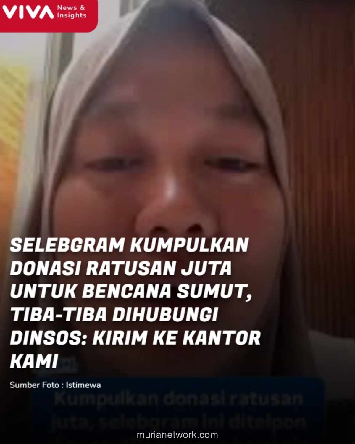Selebgram Dian Permatasari Geram, Dinsos Langkat Minta Drop Bantuan Banjir ke Kantor