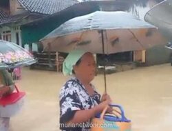 Deras Tak Henti, Empat Kampung di Pandeglang Terendam Luapan Sungai Cilemer