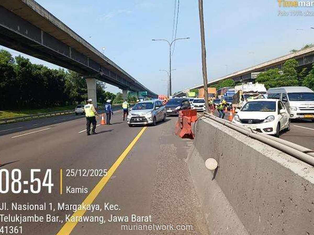 Contraflow Diterapkan di Tol Japek, Arus Mudik Diharapkan Lebih Lancar