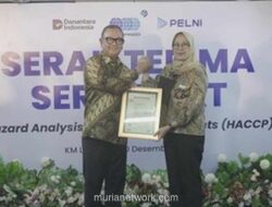 Lima Kapal PELNI Kantongi Sertifikat Keamanan Pangan Internasional