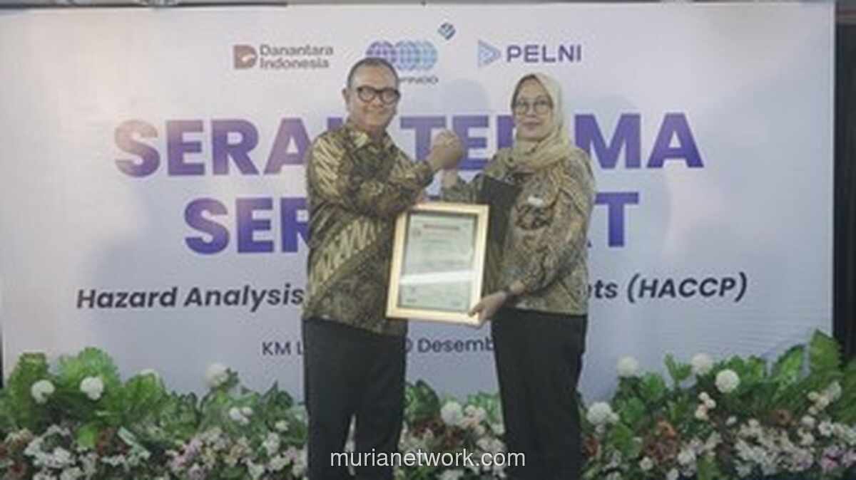 Lima Kapal PELNI Kantongi Sertifikat Keamanan Pangan Internasional