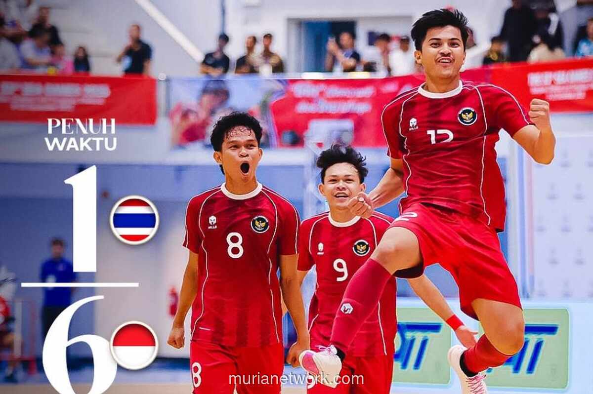 Futsal Indonesia Hancurkan Thailand 6-1, Rebut Emas Perdana SEA Games