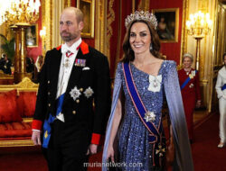 Kate Middleton Bangkitkan Tiara Berusia Dua Abad di Jamuan Kenegaraan